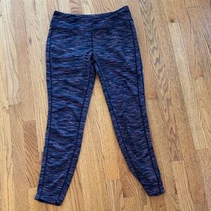 Tangerine Vibrant Striped Leggings